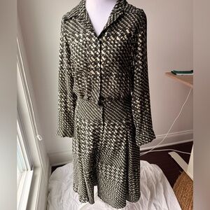 Geometric Midi Dress